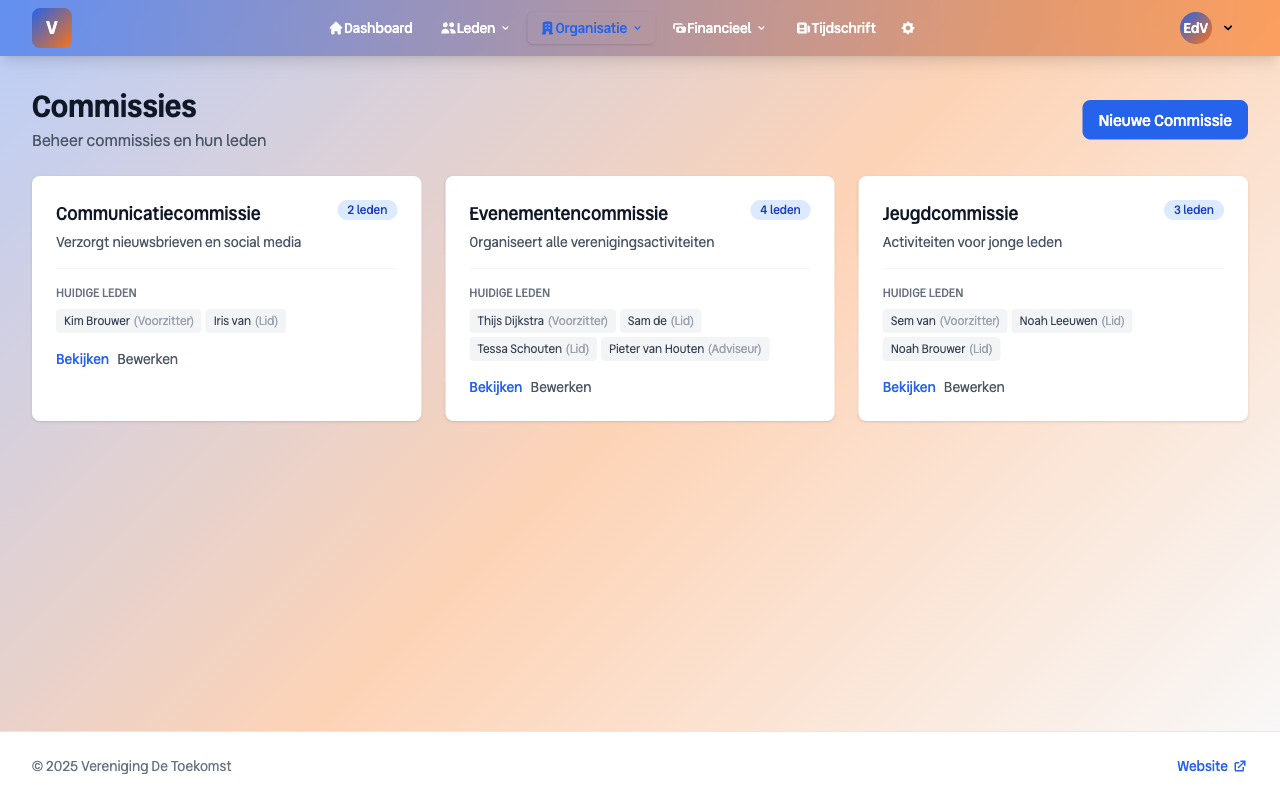 Ledenboek Commissies